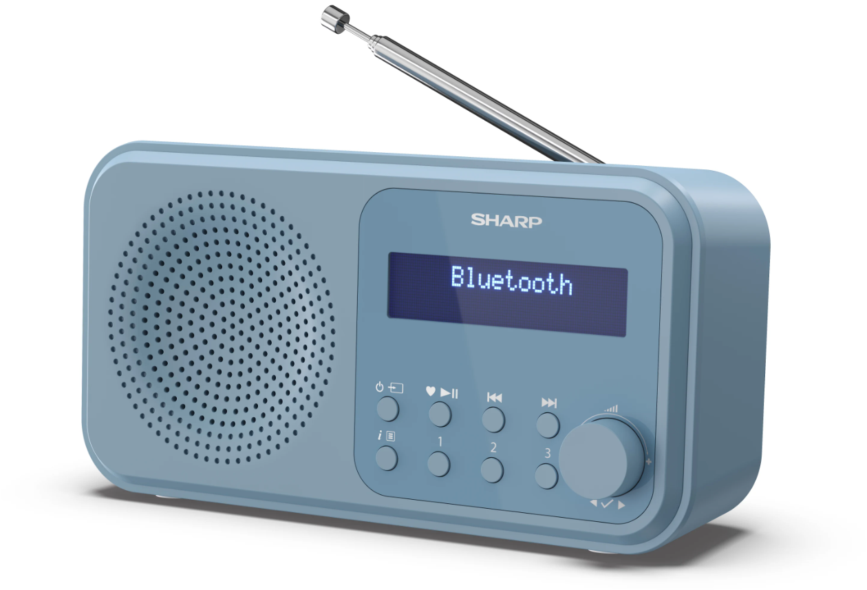 Sharp - Tokyo Digital Radio - DR-P420(BL) - Bluetooth - Wireless connection - Portable - Blue