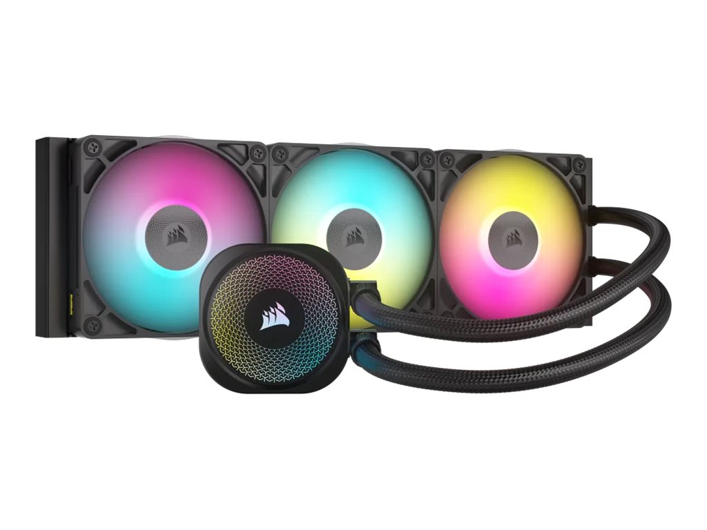 Corsair - RGB AIO Liquid CPU Cooler - iCUE LINK TITAN 360 RX RGB - Intel, AMD