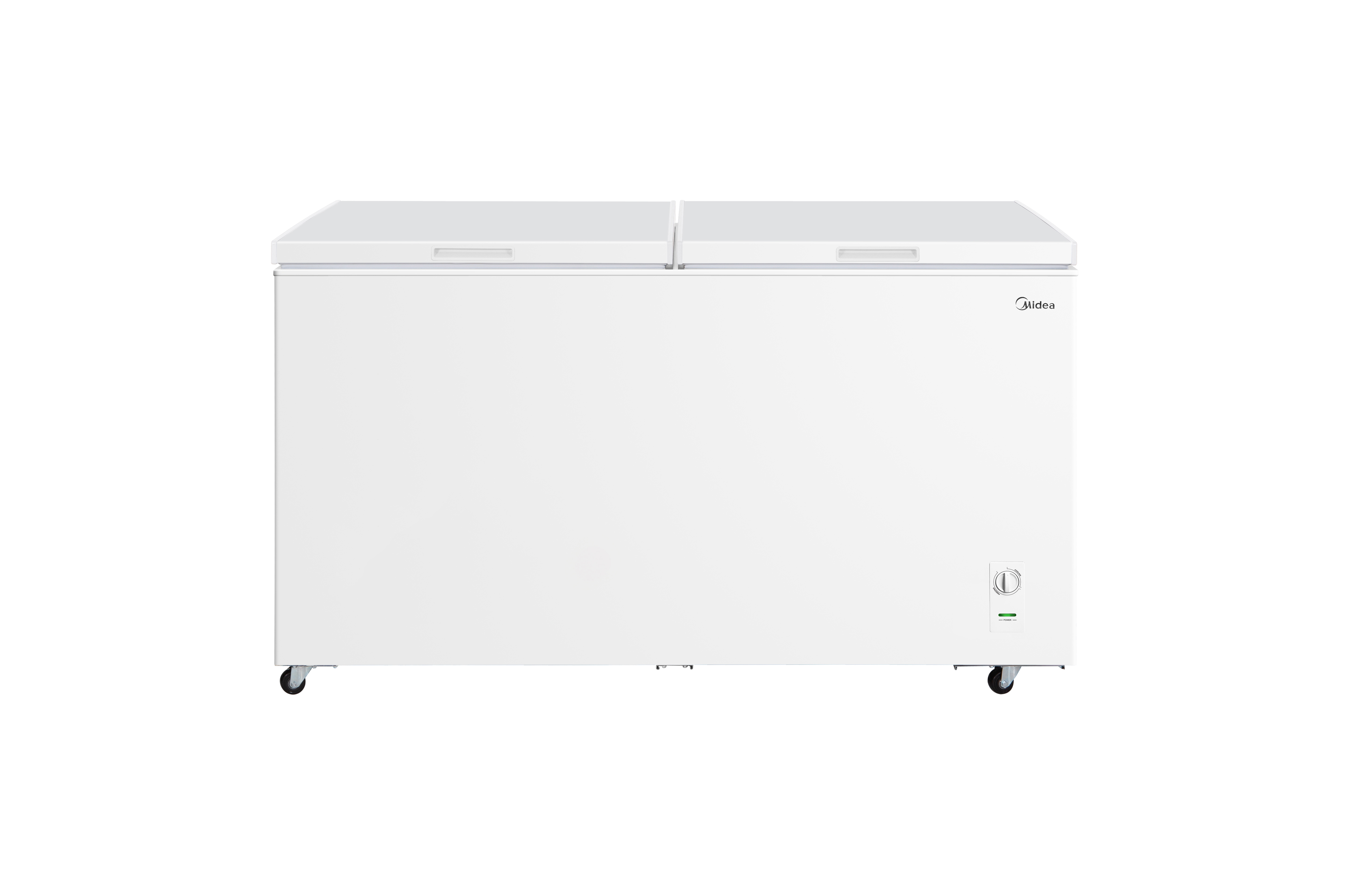 Midea Freezer - MDRC698FEE01 - Energy efficiency class E - Chest - Free standing - Height 83 cm - Total net capacity 508 L - White