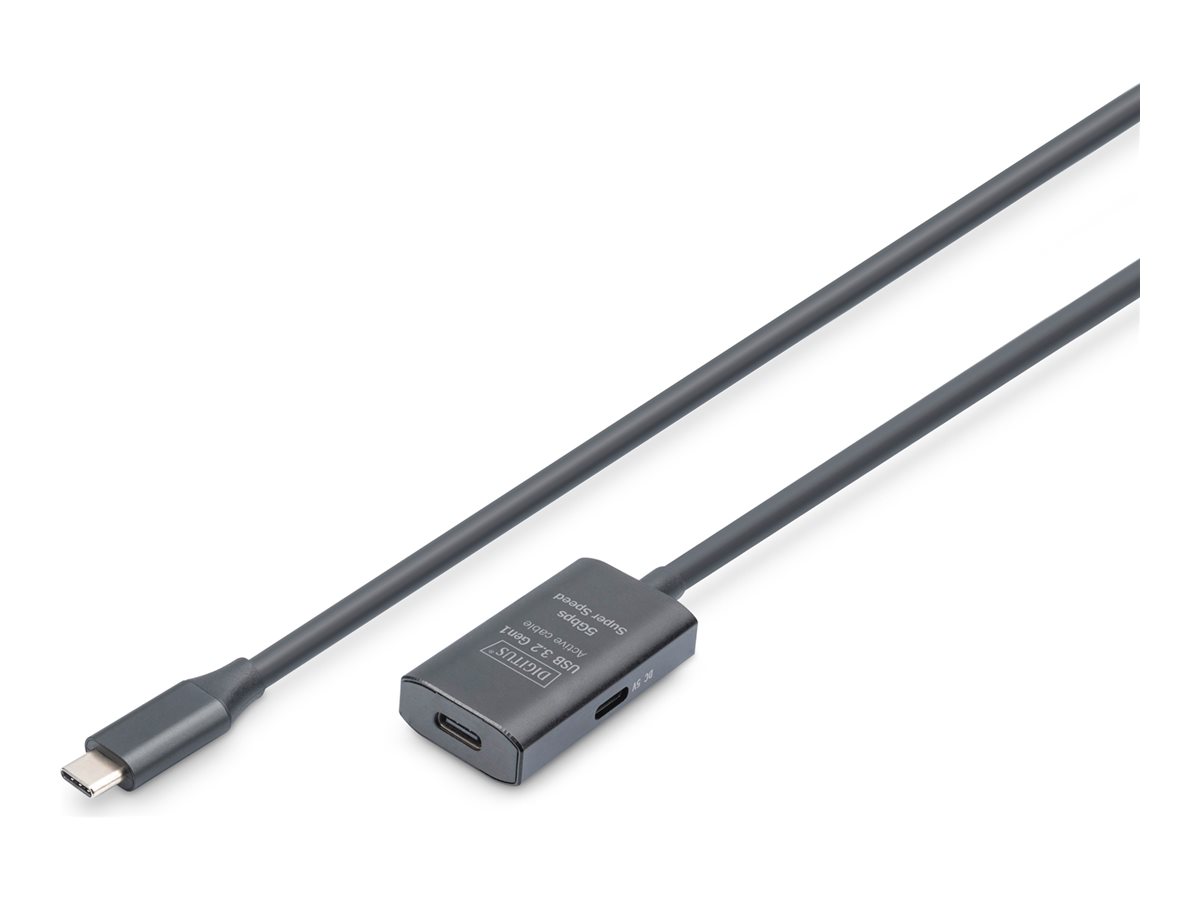 Digitus - Active USB 3.2 Gen2 10G extension cable - DA-73112 - USB-C to USB-C