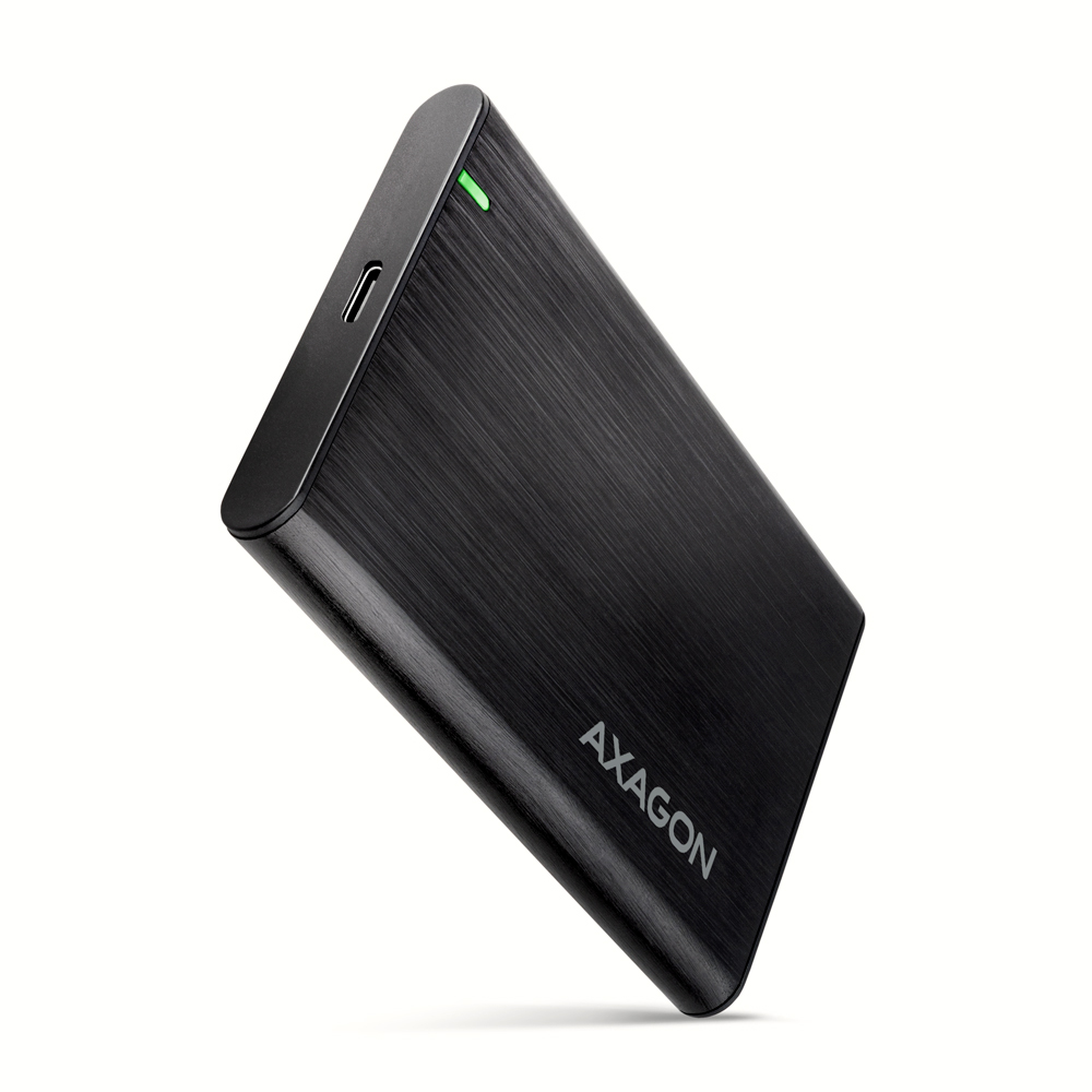 AXAGON Screwless aluminum USB 3.2 Gen 1 - SATA 6G external box for 2.5" SSD/HDD - EE25-A6C