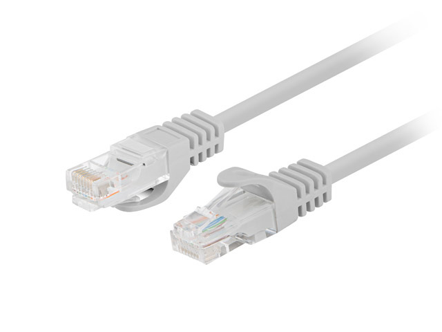 Lanberg - Patchcord CAT.5E UTP - PCU5-10CC-0025-S - 0.25 m - Grey