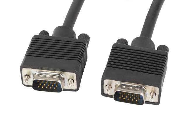 Lanberg VGA Cable, Dual-Shielded Ferrite Core - CA-VGAC-10CC-0018-B - VGA to VGA - 1.8 m