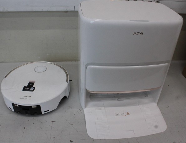 SALE OUT. MOVA Z60 Ultra Roller Complete Robot Vacuum, White - MOVA Robot Vacuum - Z60 Ultra Roller Complete - Wet&Dry - 6400 mAh - Dust capacity 3.2 L - 28000 Pa - White - USED, DIRTY, SCRATCHED - 36 month(s)