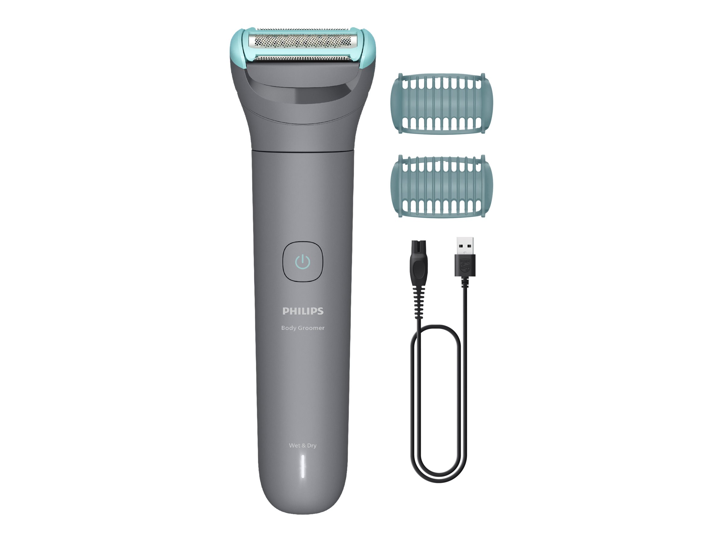 Philips Trimmer - BG3480/15 Series 3000 - Cordless - Wet & Dry - Number of length steps 3 - Grey