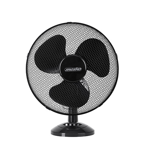 Mesko - Fan - MS 7308 - Table Fan - Black - Diameter 23 cm - Number of speeds 2 - Oscillation - 30 W