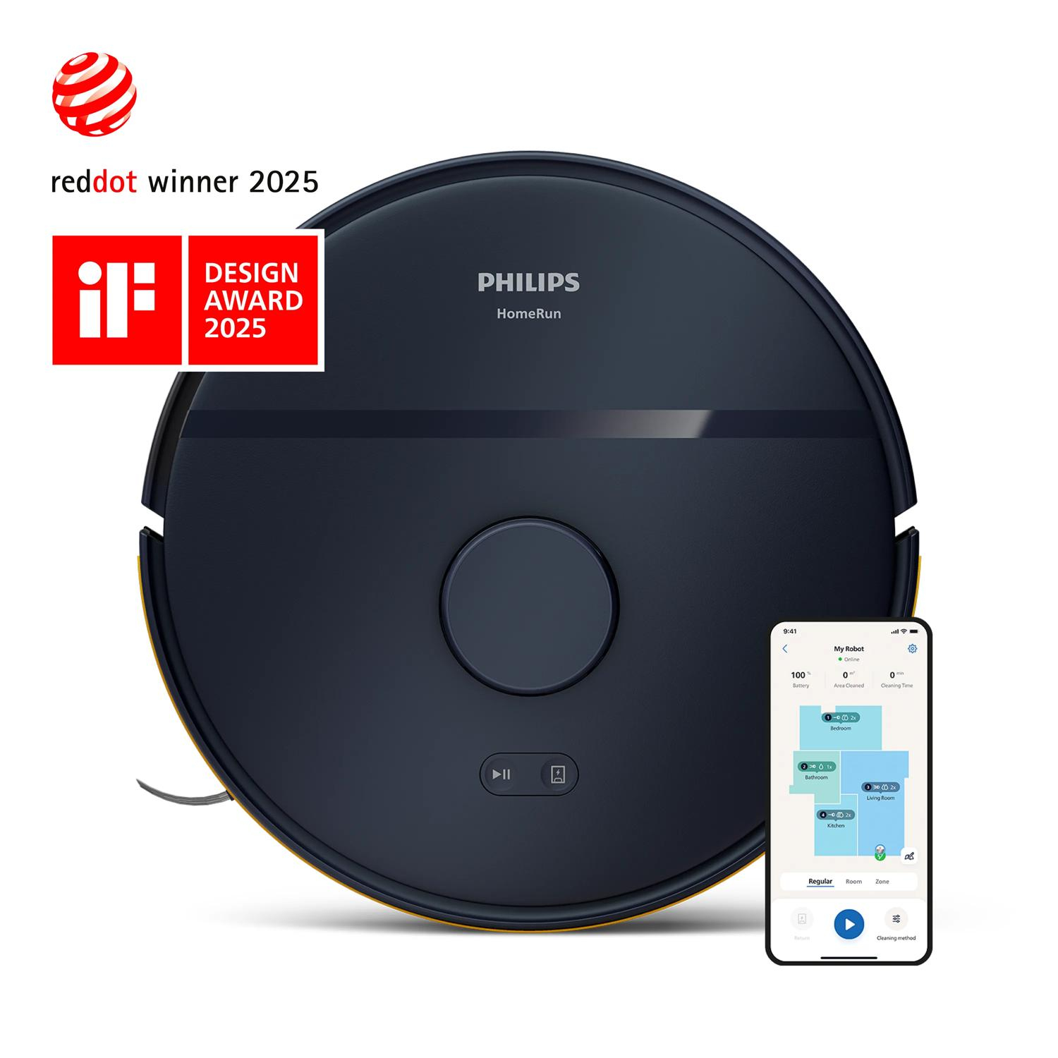 Philips HomeRun 2000 Series Aqua Wet and dry cleaning robot XU2000/10/Damaged package