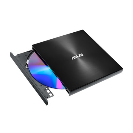 Asus - ZenDrive U9M - Interface USB 2.0 - DVD±RW - CD read speed 24 x - CD write speed 24 x - Black