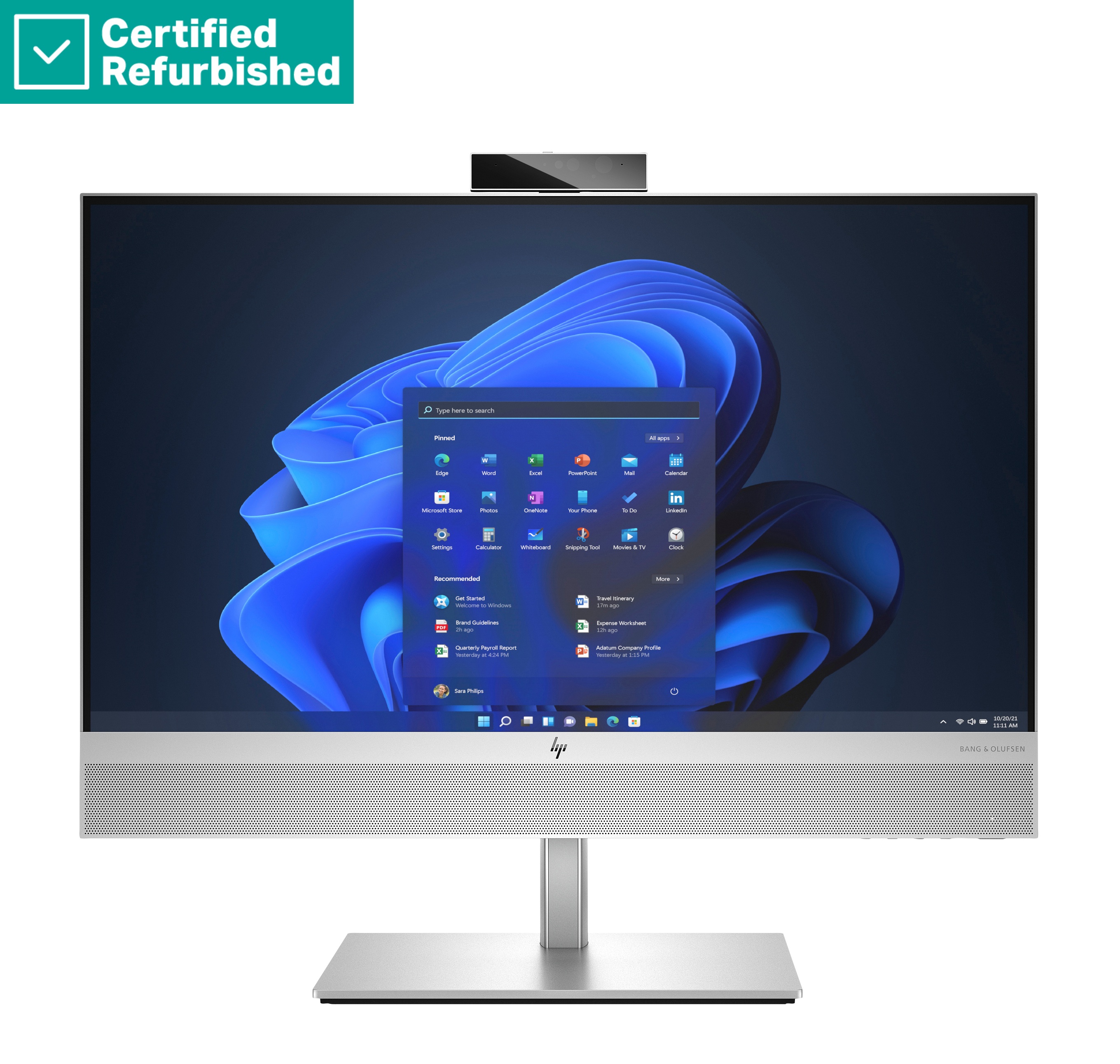 RENEW SILVER HP Elite 840 G9 AIO All-In-One 24 - i5-13500, 16GB, 256GB SSD, 23.8 FHD Touch AG, WiFi, Height Adjustable, Win 11 Pro, 1 years