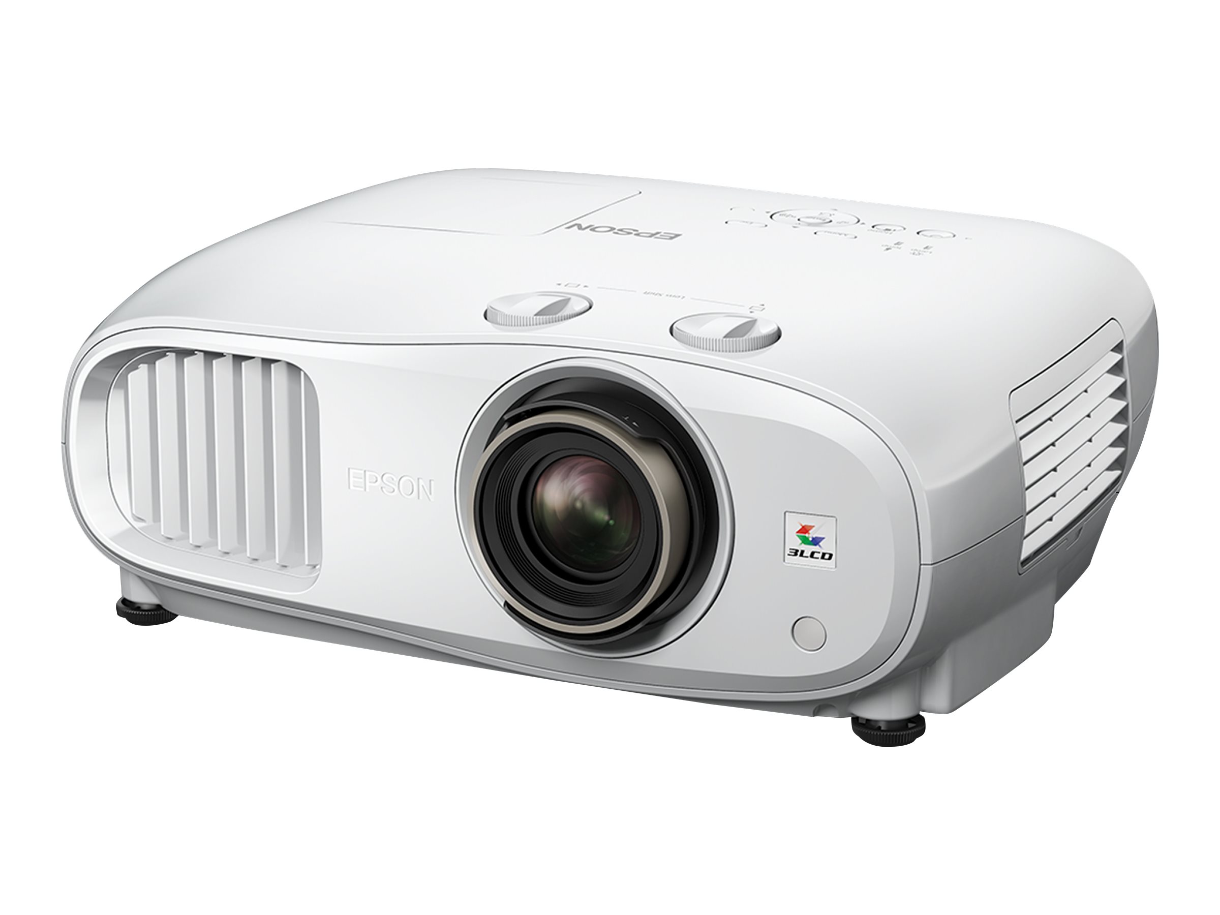 Epson - EH-TW7100 - 4K PRO-UHD 3840 x 2160 (2 x 1920 x 1080) - 3000 ANSI lumens - White - Lamp warranty 12 month(s)