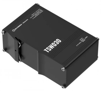 Teltonika Switch - TSW030 - Unmanaged - DIN rail mountable - 10/100 Mbps (RJ-45) ports quantity 8 - Power supply type 2-pin industrial DC power socket