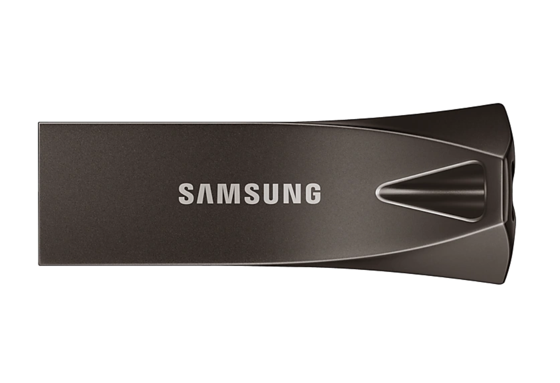 Samsung - BAR Plus - MUF-128BE4/APC - 128 GB - USB 3.1 - Grey