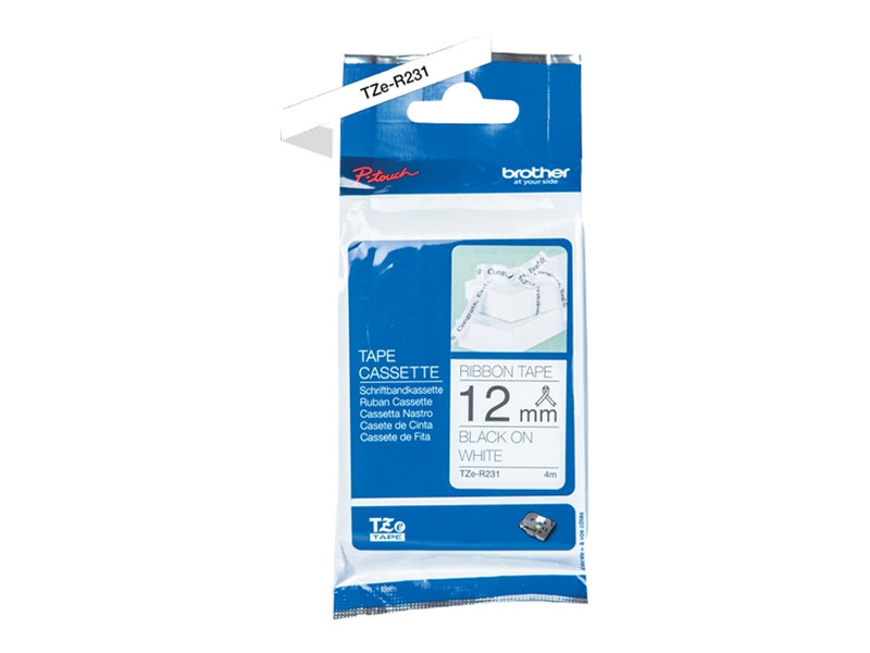Brother - TZe-R231 - Black on White - TZe - 4 m
