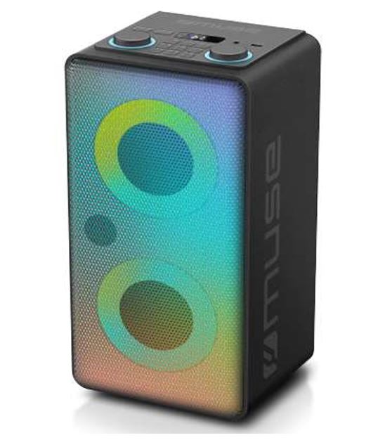 Muse - Party Box Speaker - M-1808DJ - 150 W - Bluetooth - Wireless connection - Black