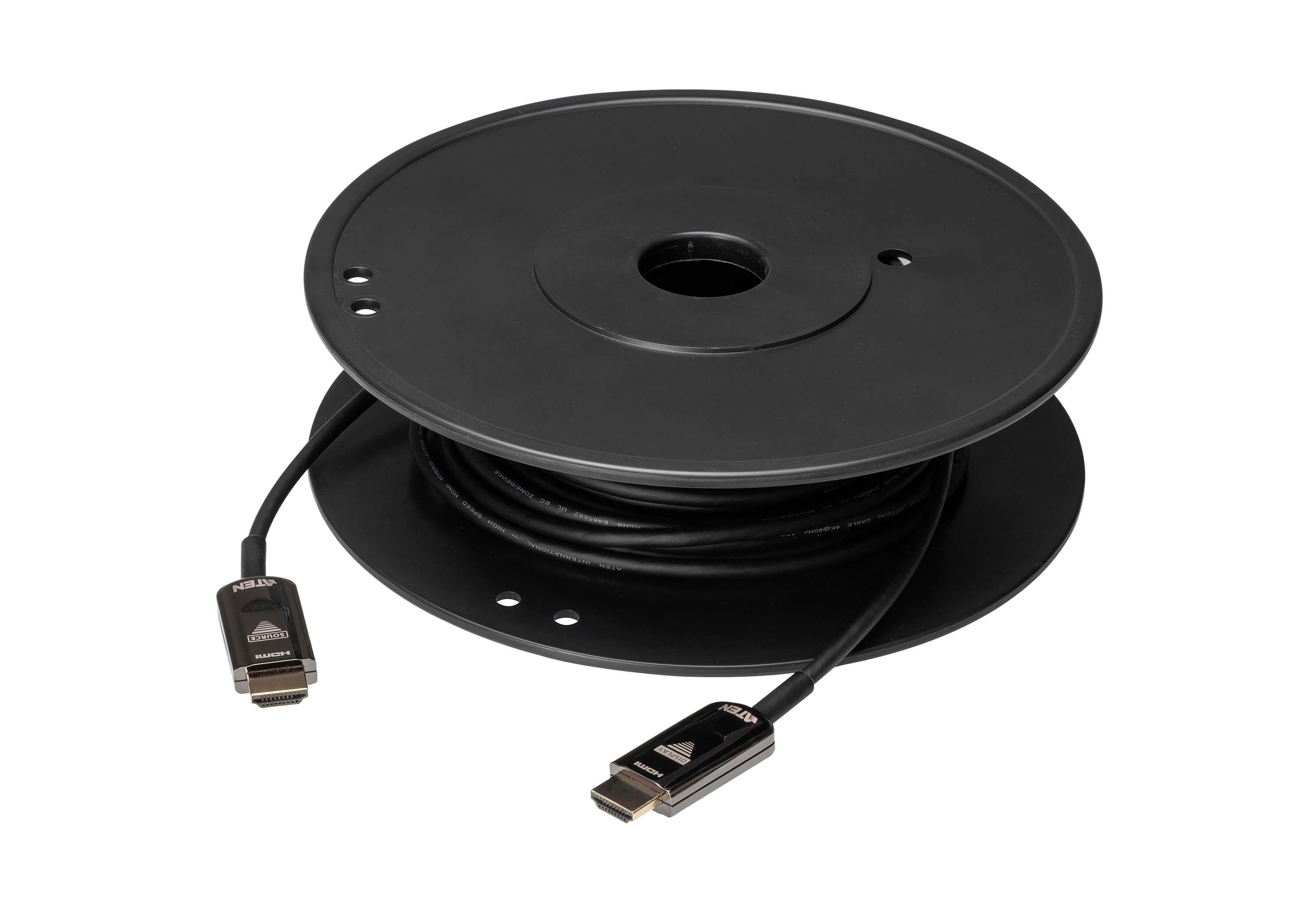 Aten VE781010 10M True 4K HDMI Active Optical Cable, True 4K@10m - Aten - True 4K HDMI Active Optical Cable - VE781010 - HDMI Type-A Male - HDMI Type-A Male - HDMI to HDMI - 10 m