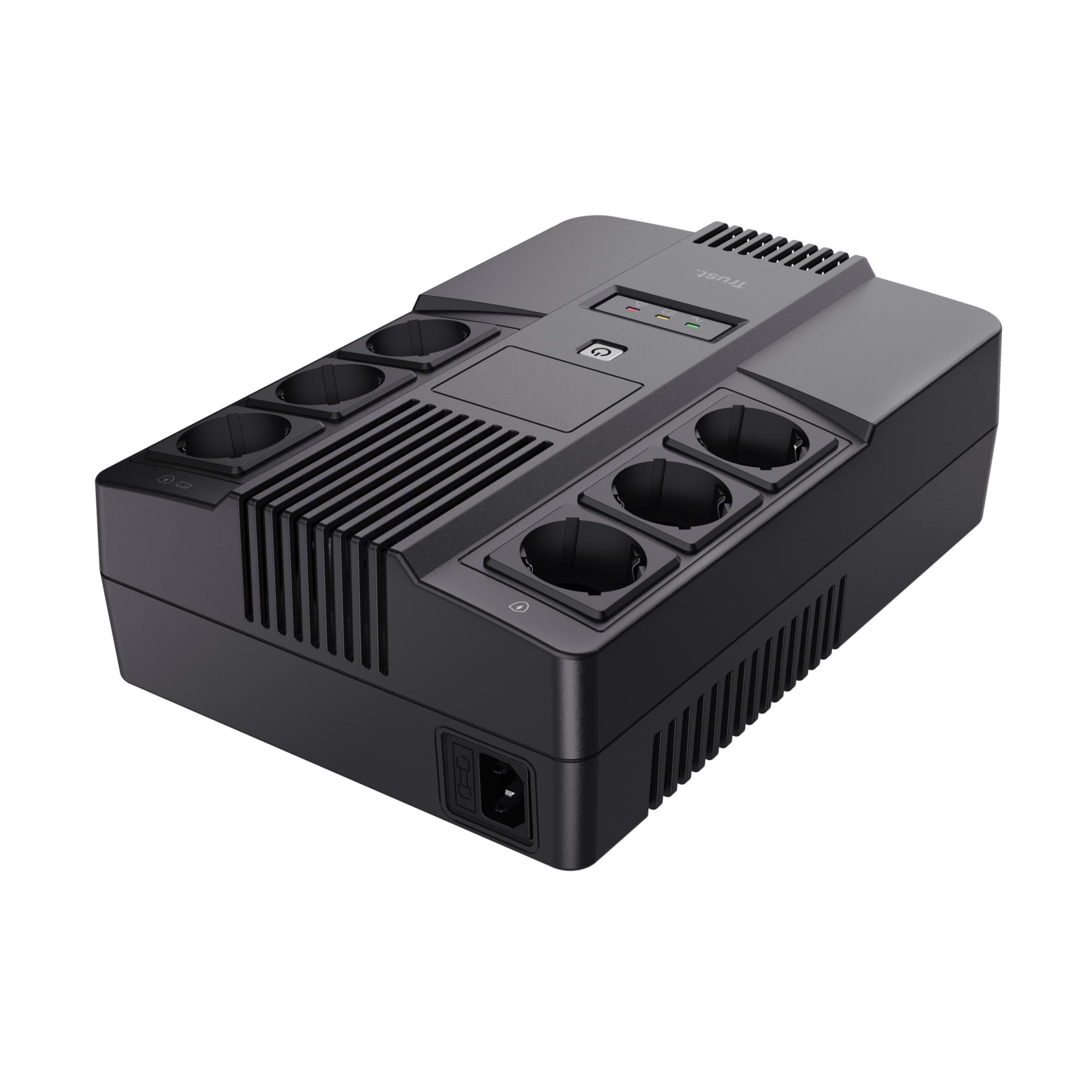 UPS|TRUST|800 VA|Wave form type Simulated sinewave|Desktop/pedestal|23326