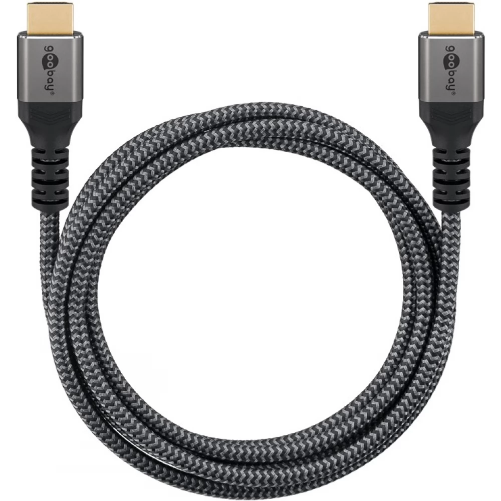 Goobay High Speed HDMI Cable with Ethernet - HDMI to HDMI - 1 m