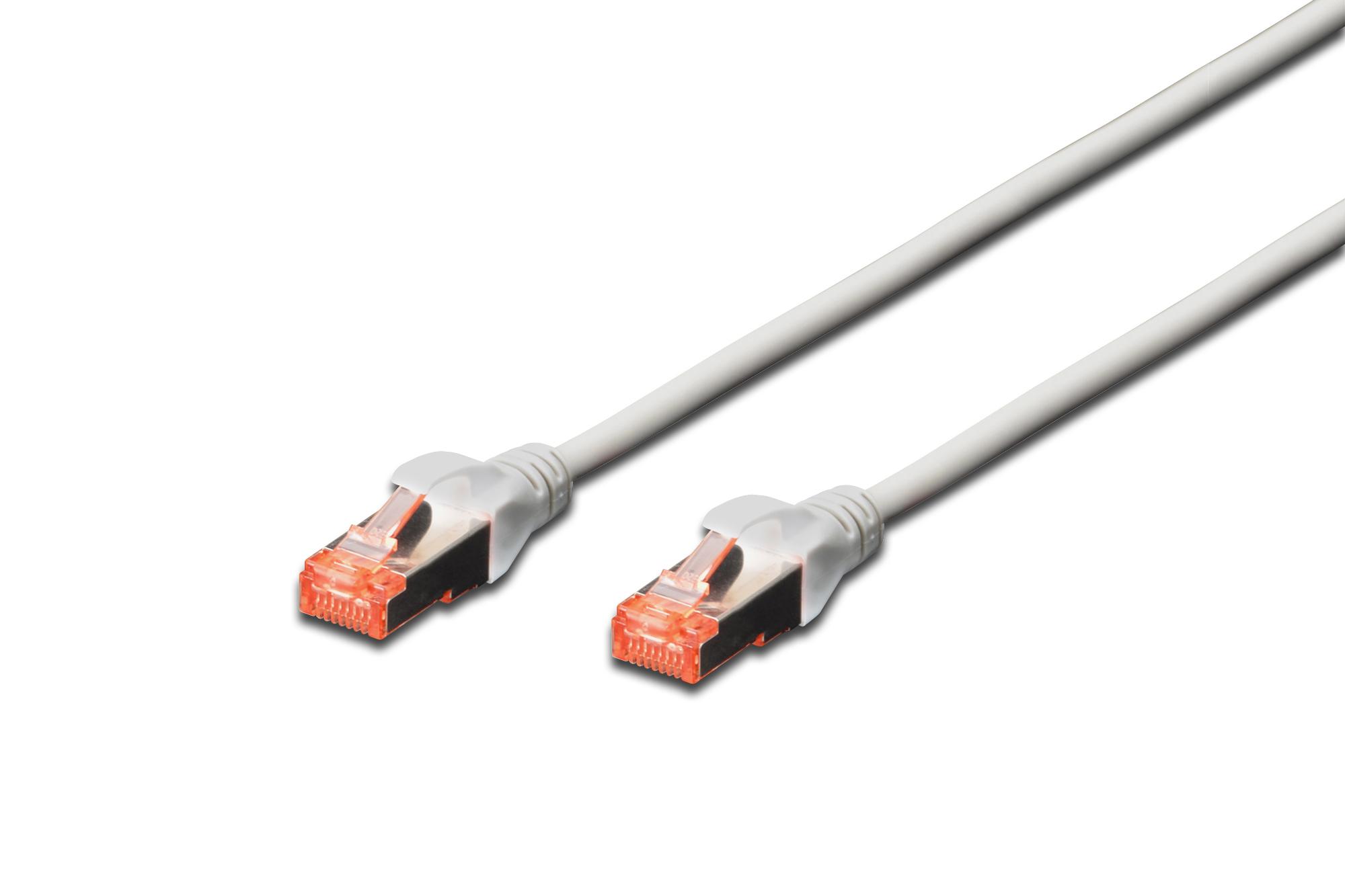 CAT 6 S/FTP - Patch cord - Length 10 m - Grey