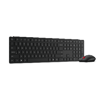 Lenovo Multi-Mode Pro Combo Keyboard and Mouse 6000-Lithuanian - Keyboard and Mouse Set - Wireless - Mouse included - Bluetooth - Lithuanian - Eclipse Black