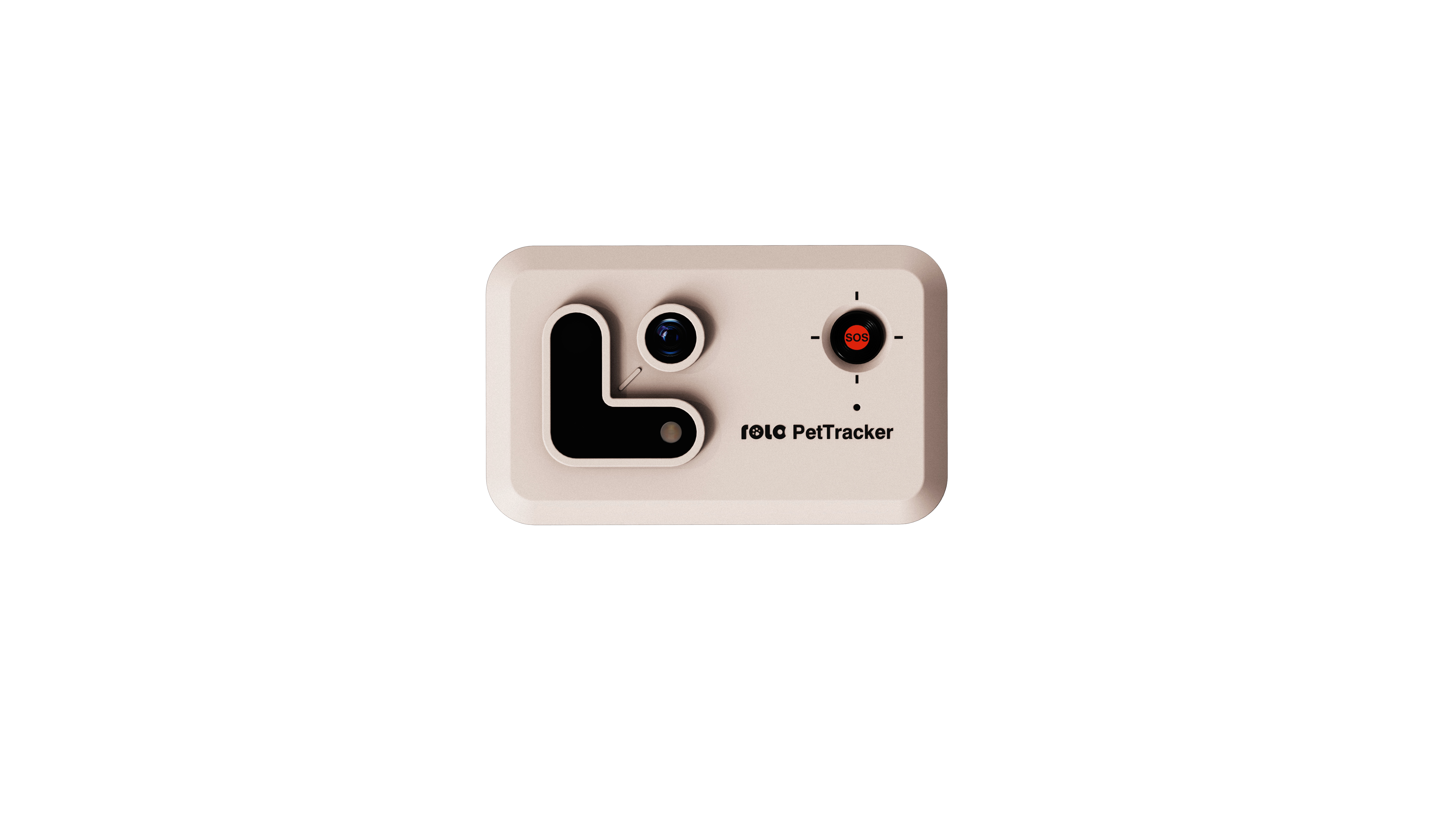 Enabot - ROLA PetTracker-GPS Tracker for Pets - White