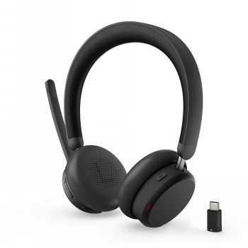 Lenovo - Wireless Headset - 4XD1S19778 - Built-in microphone - Bluetooth - ANC - Black