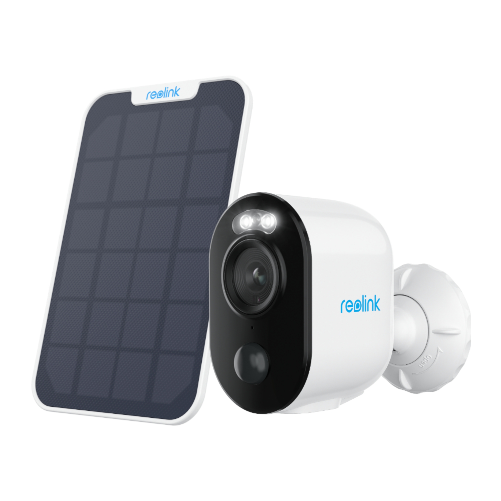 Reolink - Wireless Solar & Battery Powered Security Camera with Smart Detection, 3W - Argus Series B310 with Solar Panel - Bullet - 3 MP - f=4mm,F=2.0 - IP65 - H.264/H.265 - Micro SD, Max. 128GB
