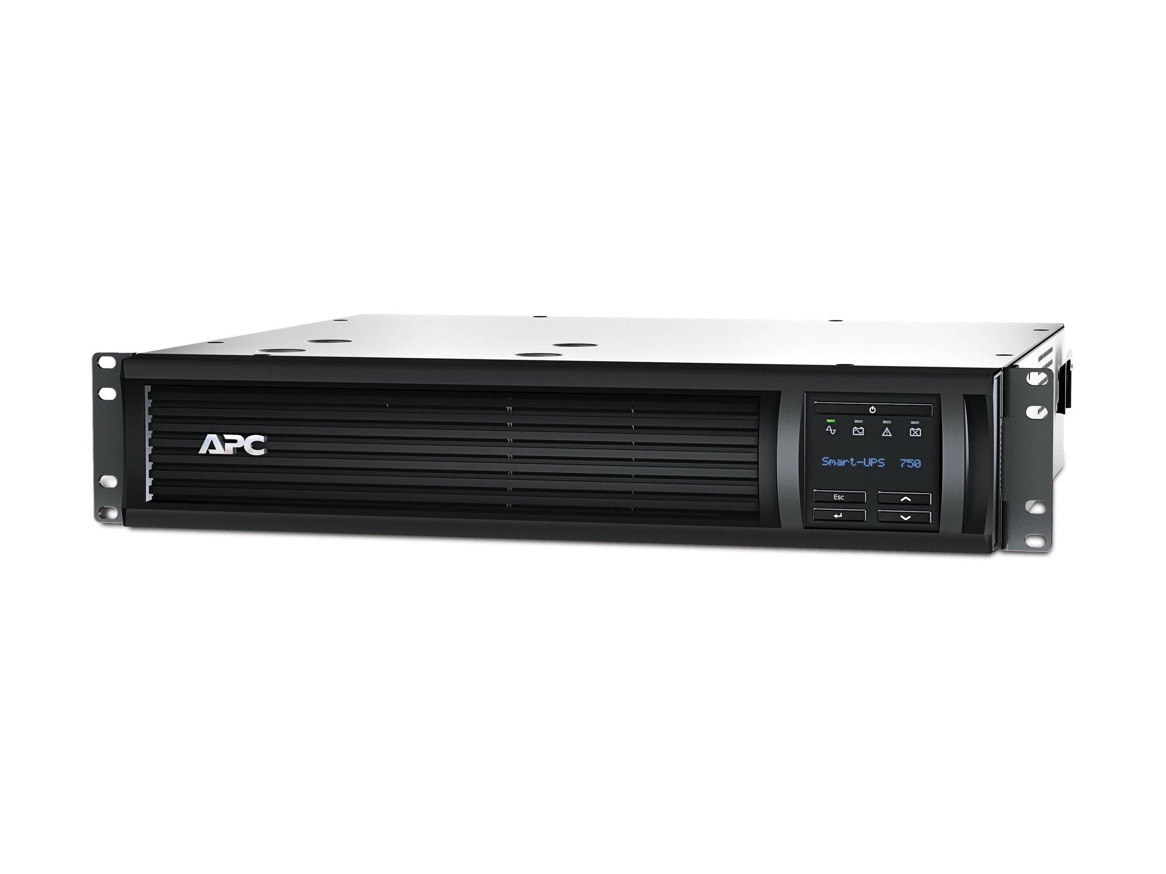 Schneider Electric Smart-UPS, Rackmount 2U, SmartConnect port+SmartSlot, AVR, LCD - SMT750RMI2UC - 750 VA - 500 W