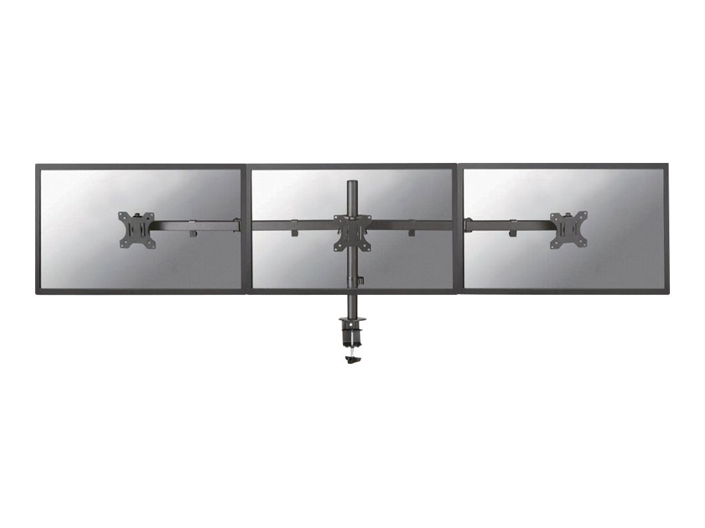 Neomounts Desk Mount - FPMA-D550D3BLACK Monitor Arm - Adjustable Height, Rotate, Tilt, Swivel - 10-27 " - Maximum weight (capacity) 6 kg - Black