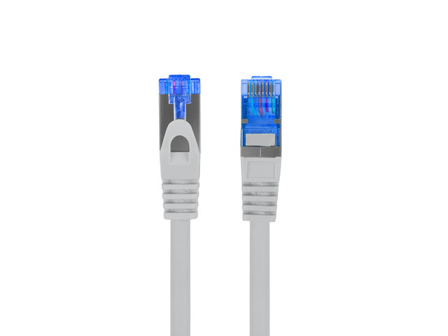 Lanberg - Patchcord Cat.6A S/FTP LSZH CCA - PCF6A-10CC-1000-S - 10 m - Grey