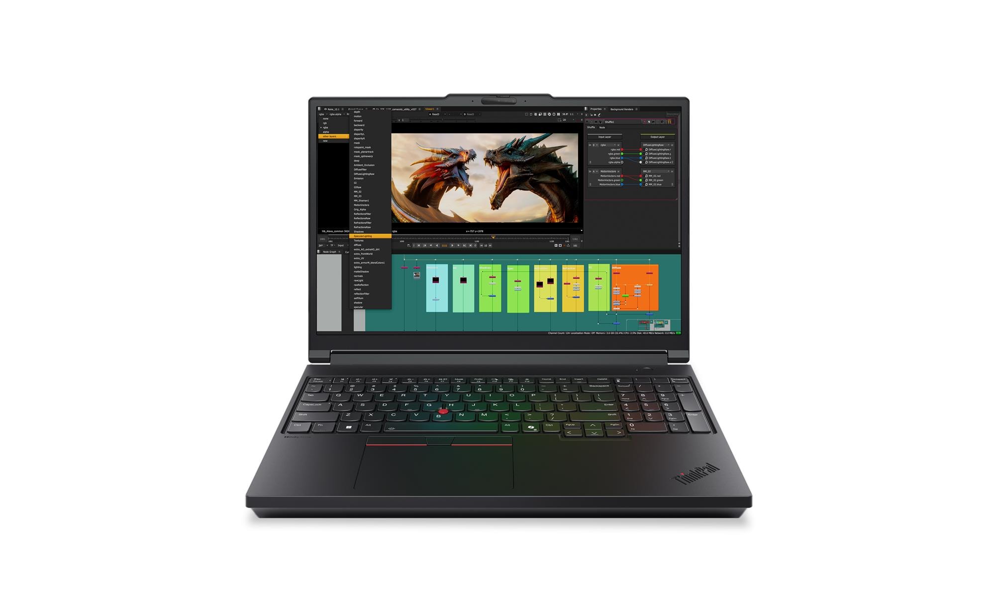 Lenovo ThinkPad P16 G3 Intel - Black - 16 " - IPS - WUXGA - 1920 x 1200 pixels - Anti-glare - Intel Core Ultra 7 - 255HX - 32 (2x16) GB - SODIMM DDR5 - Solid-state drive capacity 1000 GB - NVIDIA RTX PRO 2000 Blackwell Generation - GDDR7 - 8 GB - Windows 