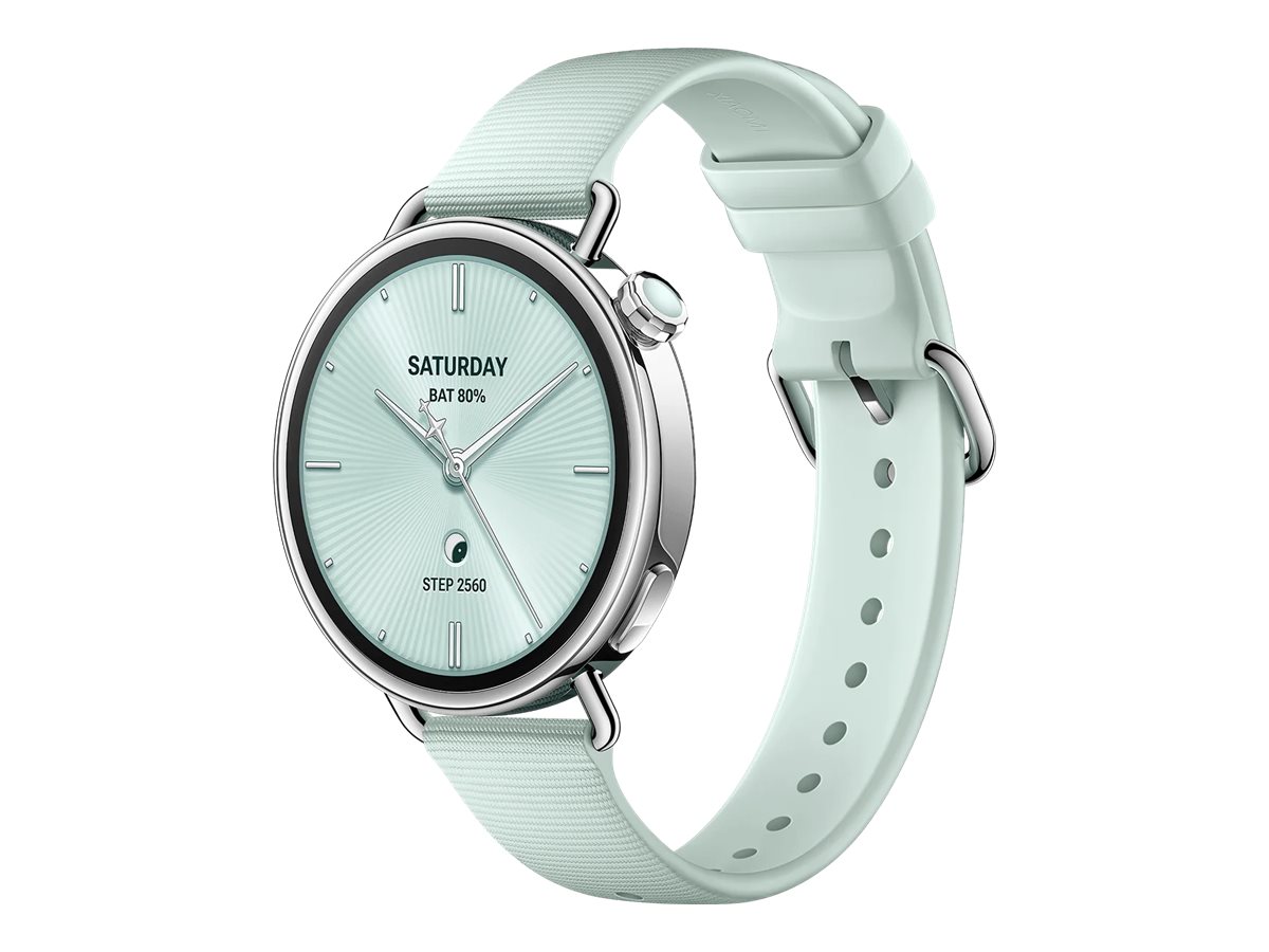Xiaomi Watch S4 41mm - Smart watch - GPS (satellite) - AMOLED - 1.32" - Mint Green