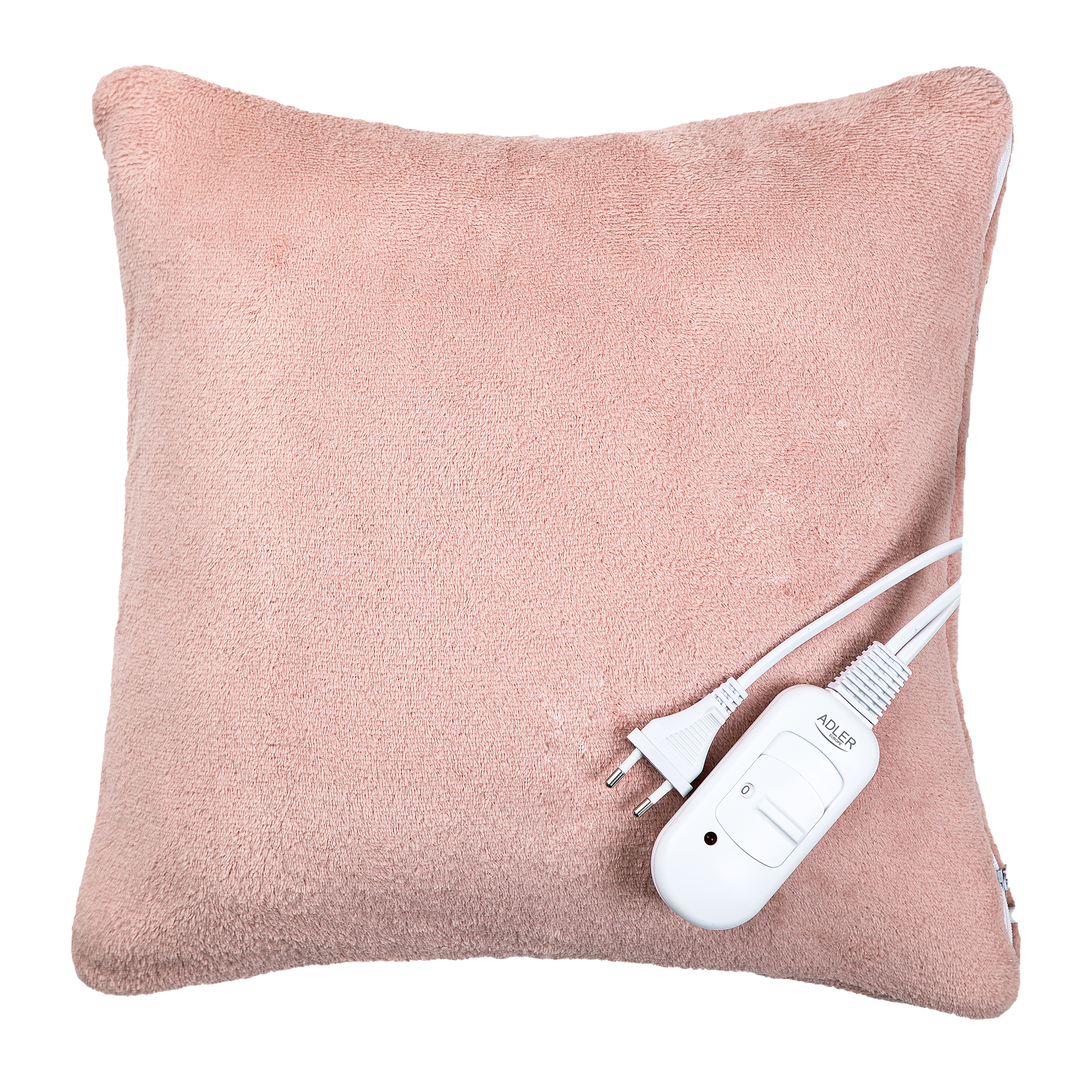 Adler Super Soft Electric Heating Pad - AD 7444 - Number of heating levels 2 - Number of persons 1 - Washable - Remote control - 80 W - Pink