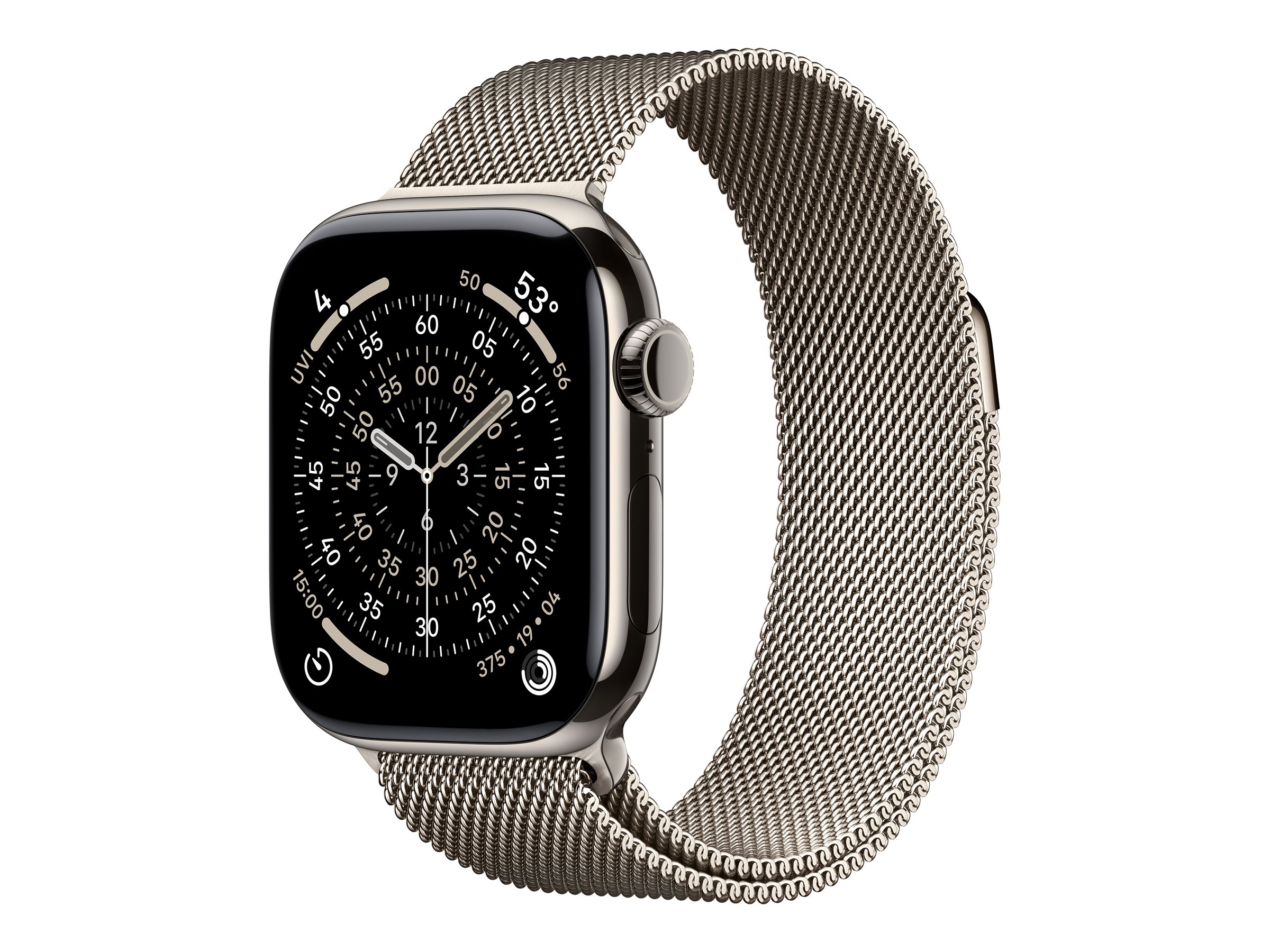 Watch Series 11 - Smart watch - GPS (satellite) - LTPO OLED Always-On Retina - Waterproof - Natural Titanium