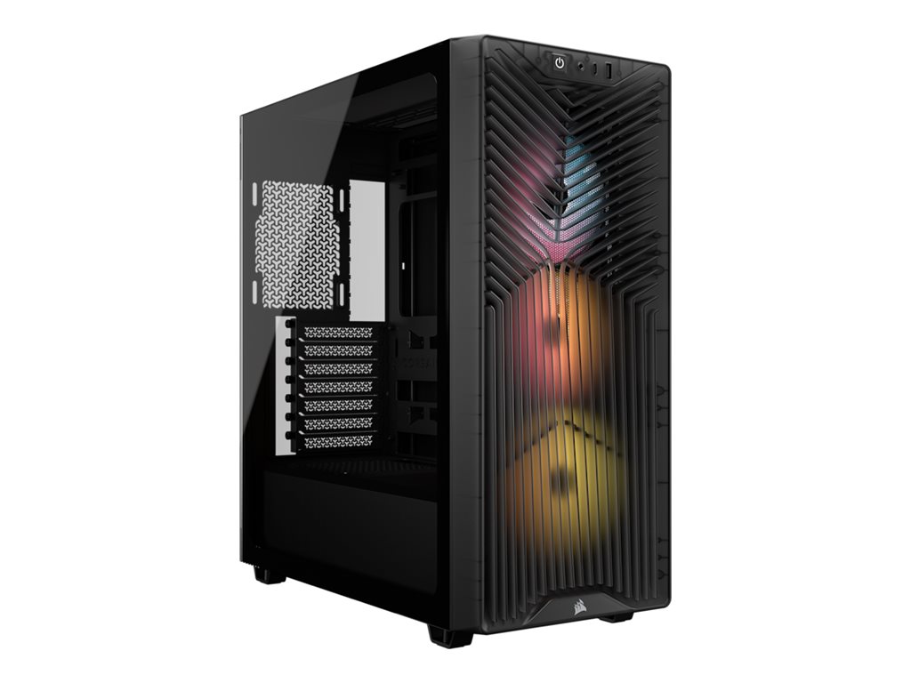 Corsair PC Case - 3200D RS ARGB - Smoke - Mid-Tower