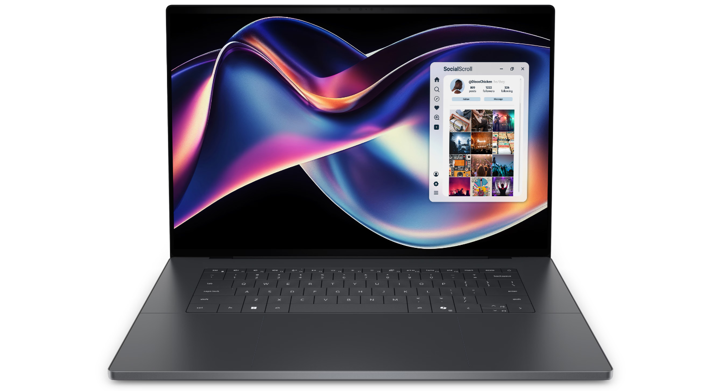 Dell XPS 16 DA16260 - Graphite - 16 " - OLED - Touchscreen - 3.2K - Intel Core Ultra X7 - 358H - 32 GB - LPDDR5x - Solid-state drive capacity 1000 GB - Intel Arc Graphics - Windows 11 Pro - Keyboard language English - Keyboard backlit - Warranty 36 month(