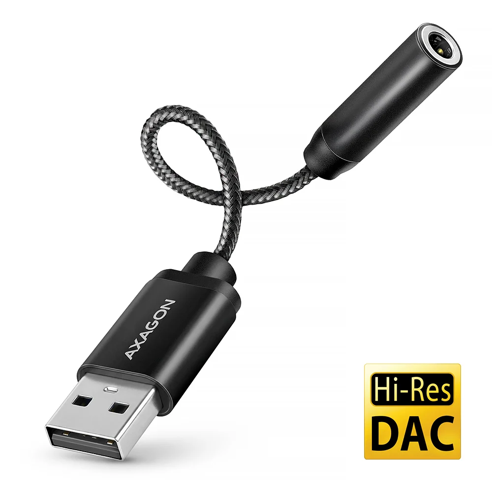 AXAGON ADA-HA USB-A Hi-Res DAC audio adapter