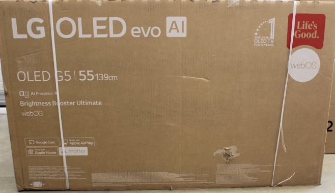 SALE OUT. LG OLED55G51LW 55" (140 cm) Premium OLED TV - LG OLED55G51LW - 55 - Smart TV - webOS 25 - UHD - DAMAGED PACKAGING