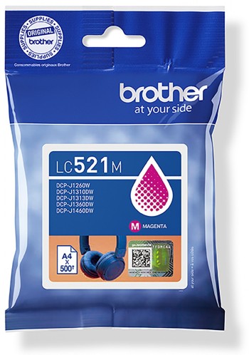 Brother LC521M - Ink Cartridges - Magenta
