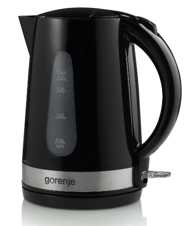 Gorenje - Kettle - K17BK - Standard - 2200 W - 1.7 L - Plastic/Metal - 360° rotational base - Black