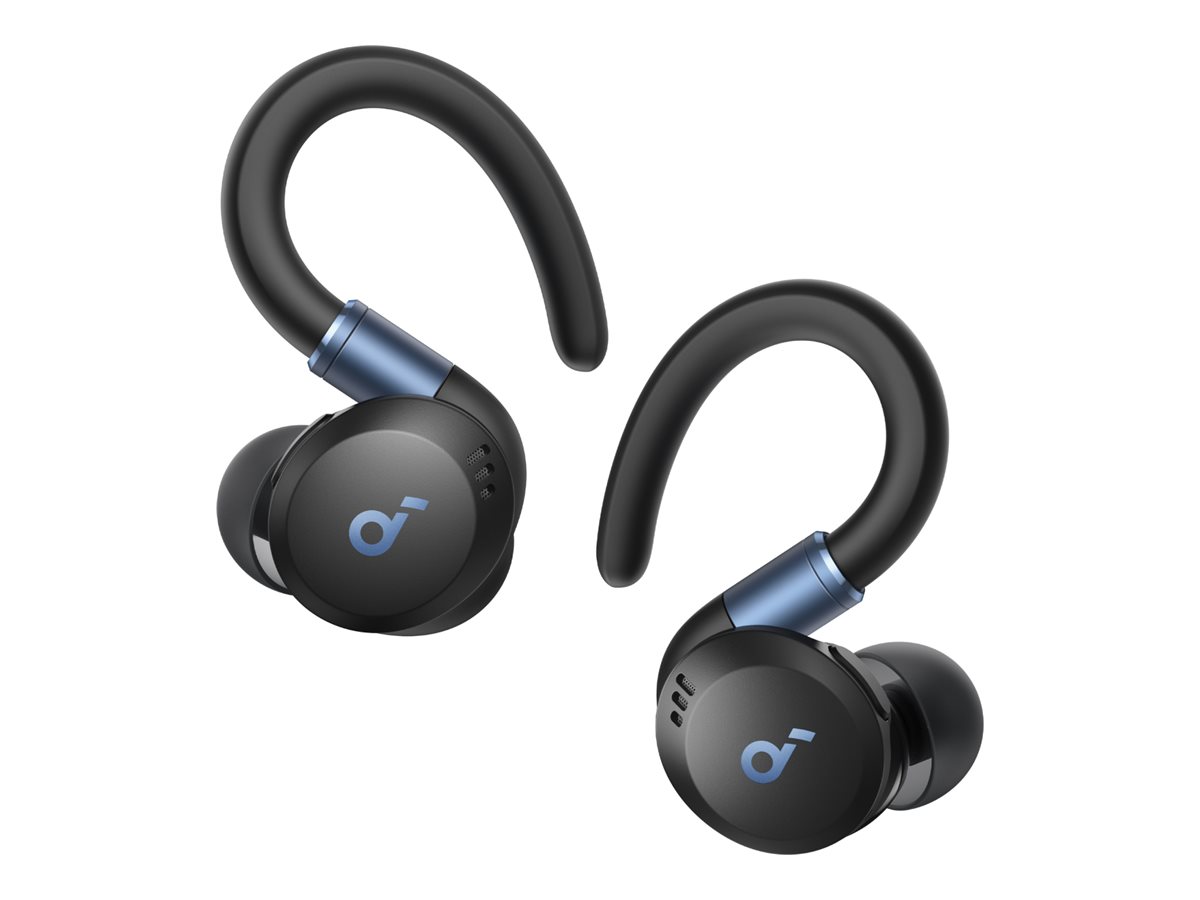 Anker Soundcore - Wireless Earbuds - Sport X20 Earhook - Bluetooth - In-Ear - Microphone - Black - Wireless