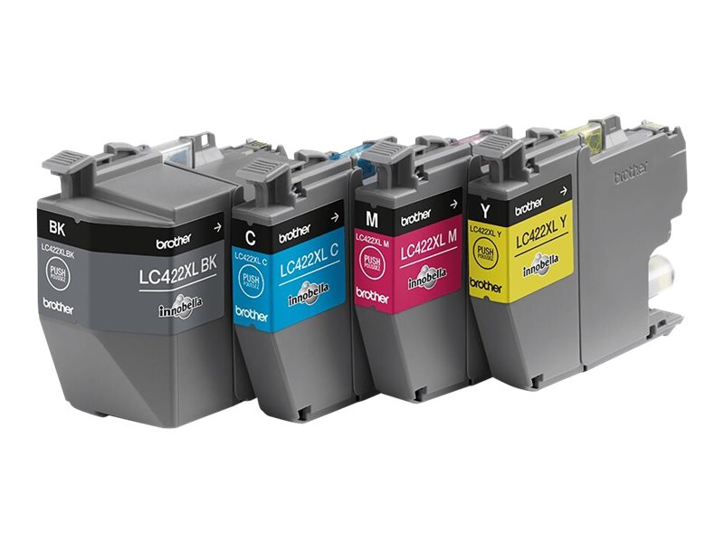 Brother LC422XLVAL - Ink Cartridge - Black, Cyan, Magenta, Yellow