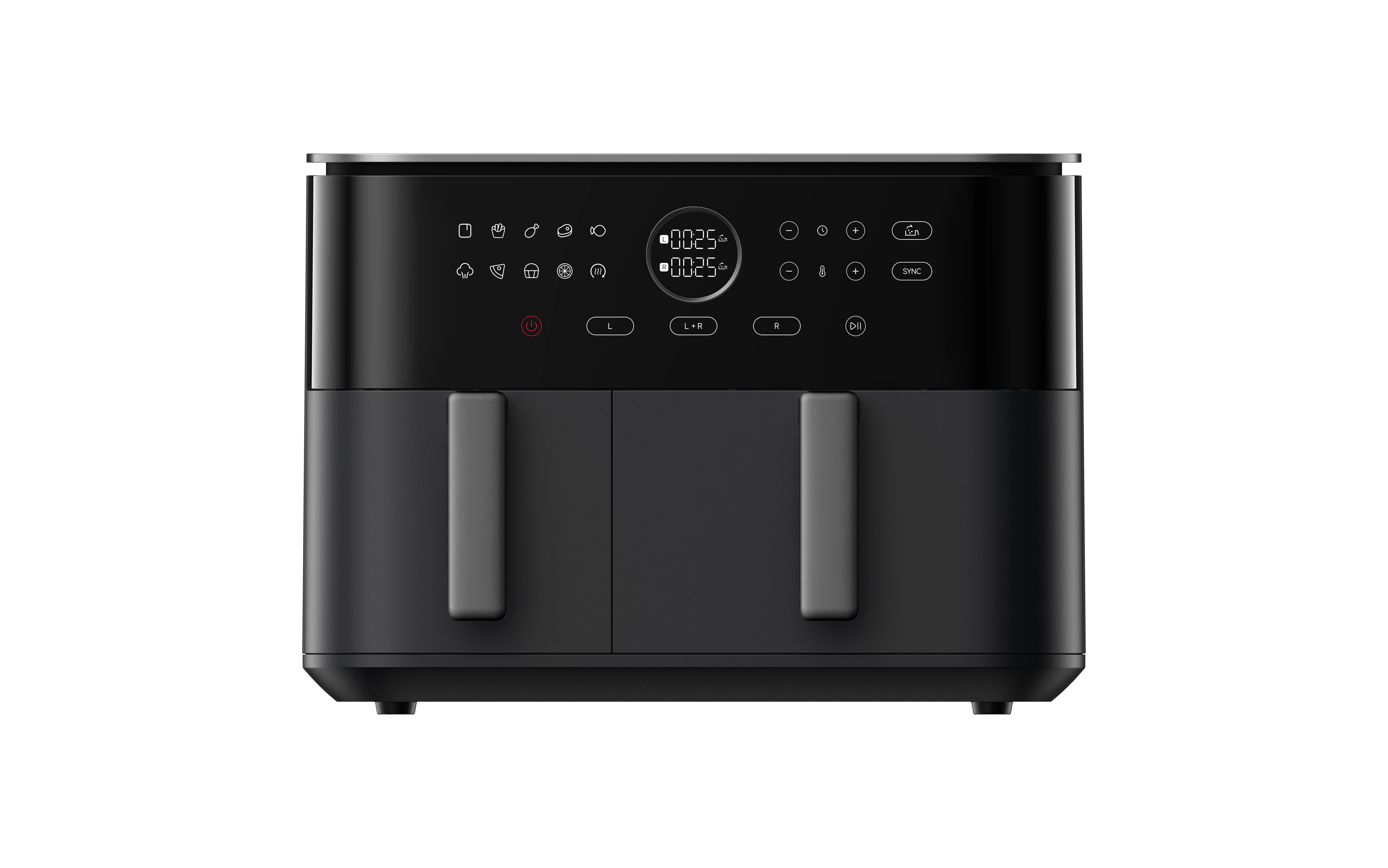 Xiaomi Dual Zone Air Fryer EU - Power 2700 W - Capacity 10 L - Black