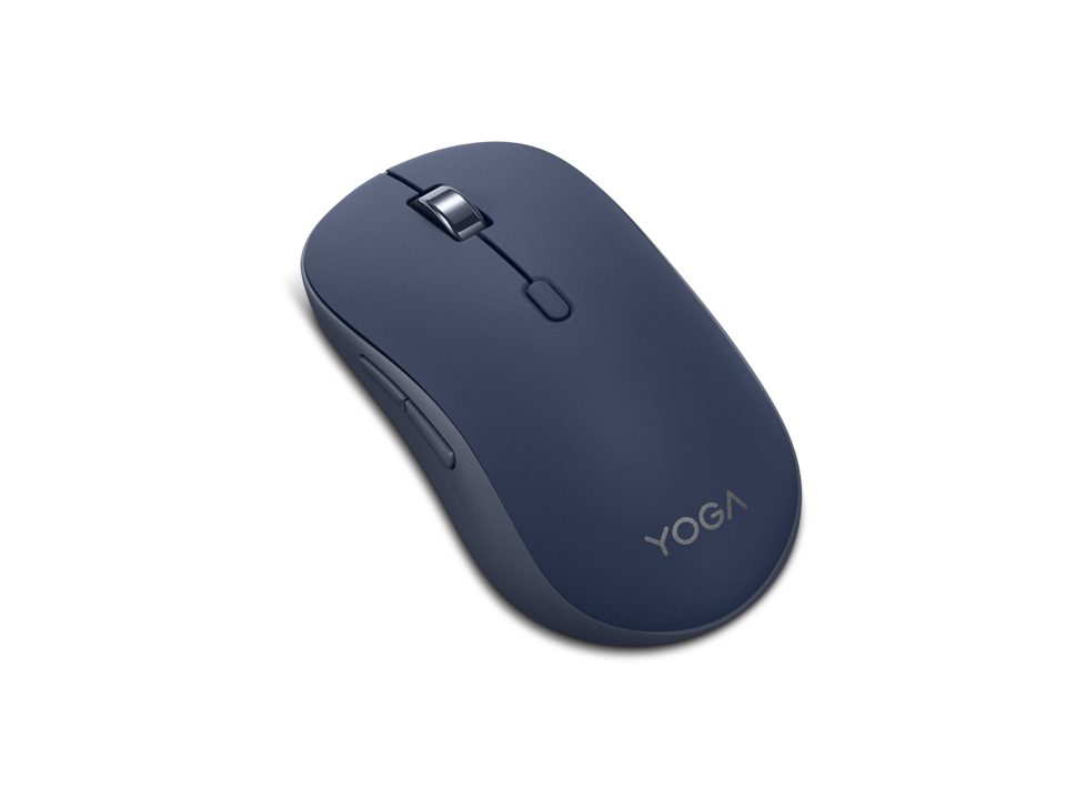 Lenovo - Silent Mouse - Yoga - Wireless - Bluetooth - Cosmic Blue