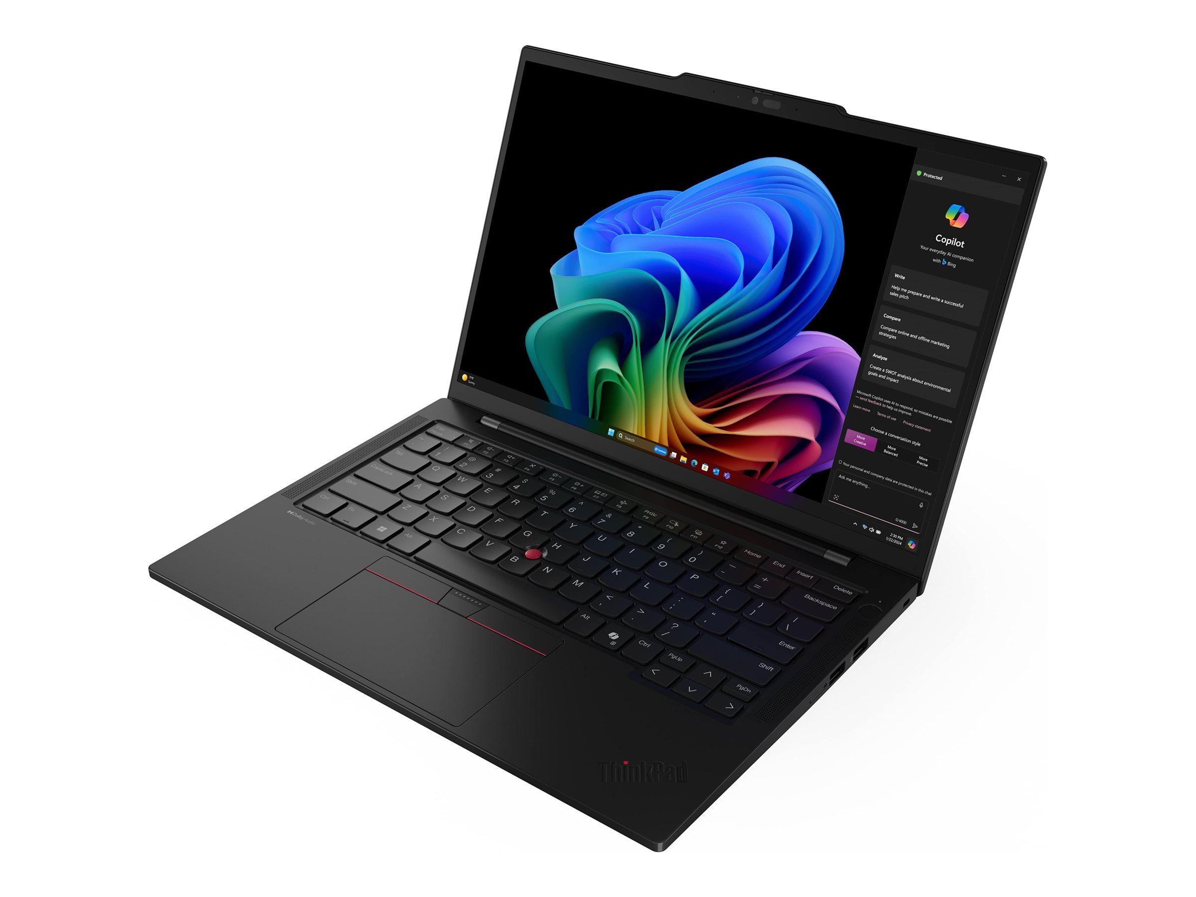 Lenovo ThinkPad T14s G6 AMD - Black - 14 " - IPS - WUXGA - 1920 x 1200 pixels - Anti-glare - AMD Ryzen AI 7 PRO - 350 - 32 GB - Soldered LPDDR5x - Solid-state drive capacity 512 GB - AMD Radeon 860M Graphics - Windows 11 Pro - 802.11be - Bluetooth version
