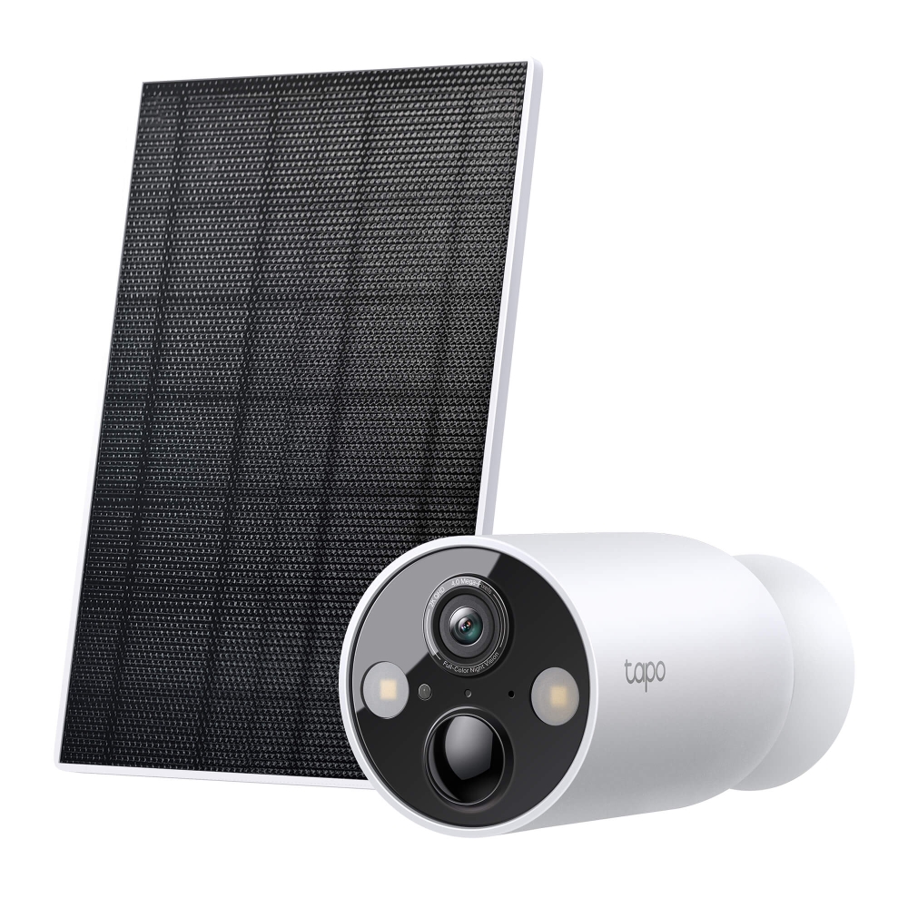 TP-LINK - C425 KIT - Solar-Powered Security Camera Kit - Bullet - 4 MP - F/2.1 - H.264 - microSD, Max. 512GB