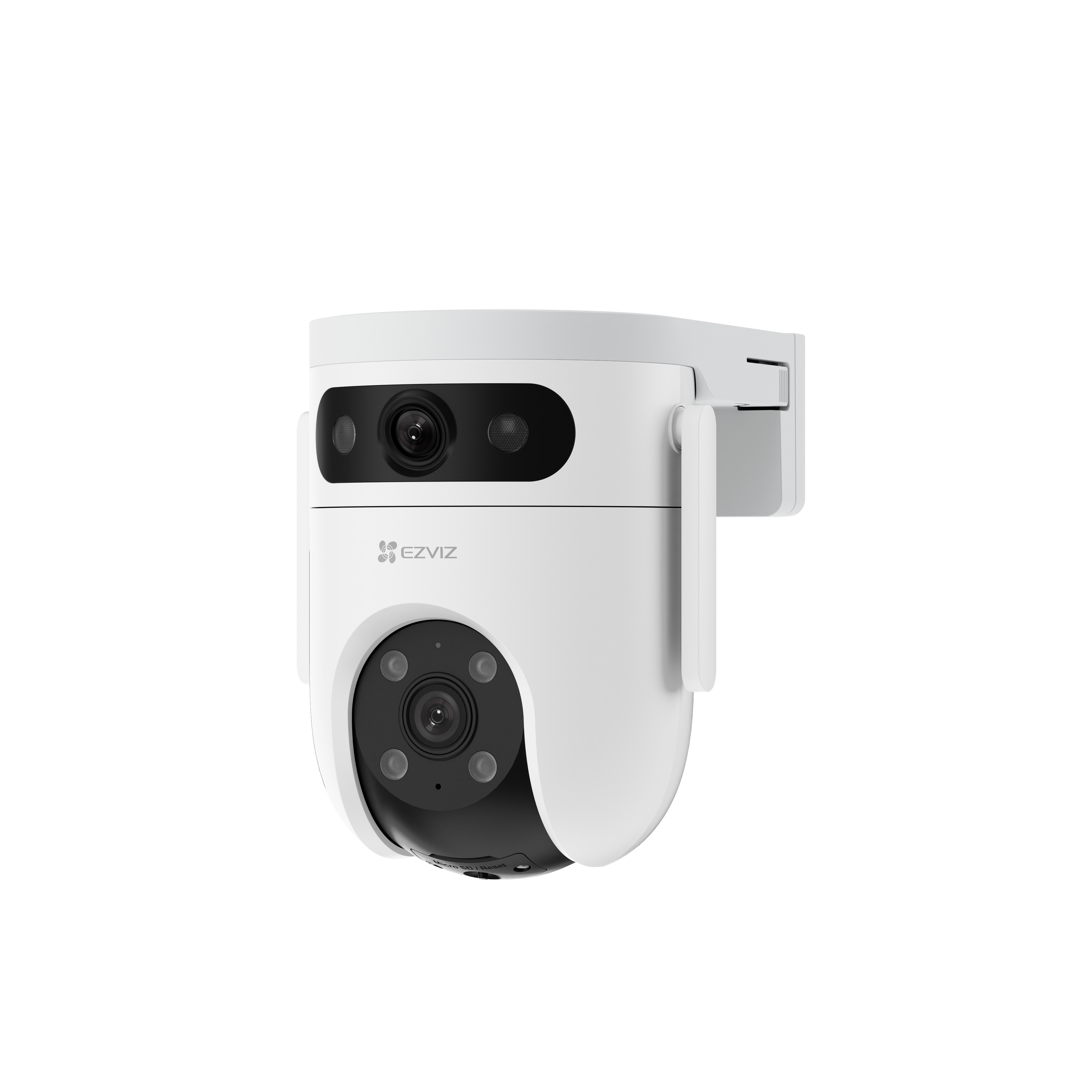 EZVIZ Pan/Tilt Camera, Dual-Lens, 4G - CS-H9C - PTZ - 5+5 MP - 2.8mm/6mm - IP65 - H.264/H.265 - Micro SD, Max. 512 GB