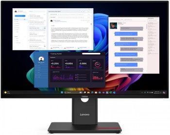 Lenovo - ThinkVision T27UD-40 - 27 " - IPS - 16:9 - 60 Hz - 4 ms - 3840 x 2160 pixels - 350 cd/m² - HDMI ports quantity 1 - Eclipse Black - Warranty 36 month(s)