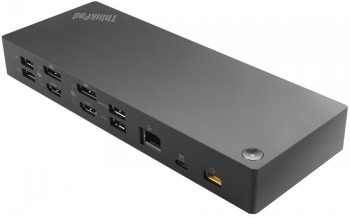 Lenovo - ThinkPad Hybrid USB-C with USB-A Dock, max 2 displays, - 40AF0135EU - USB-C  Dock - Ethernet LAN (RJ-45) ports 1 - DisplayPorts quantity 2 - USB 3.0 (3.1 Gen 1) Type-C ports quantity 1 x USB-C (Gen 2, 5V / 3A power) - USB 3.0 (3.1 Gen 1) ports qu