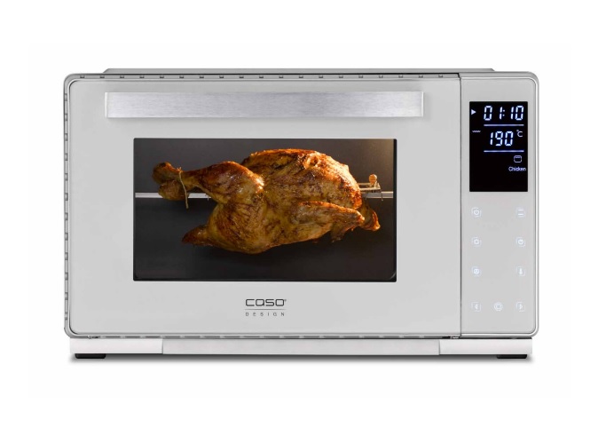 Caso - Compact oven - Bake & Style 26 Touch - Easy Clean - Compact - 1500 W - Silver
