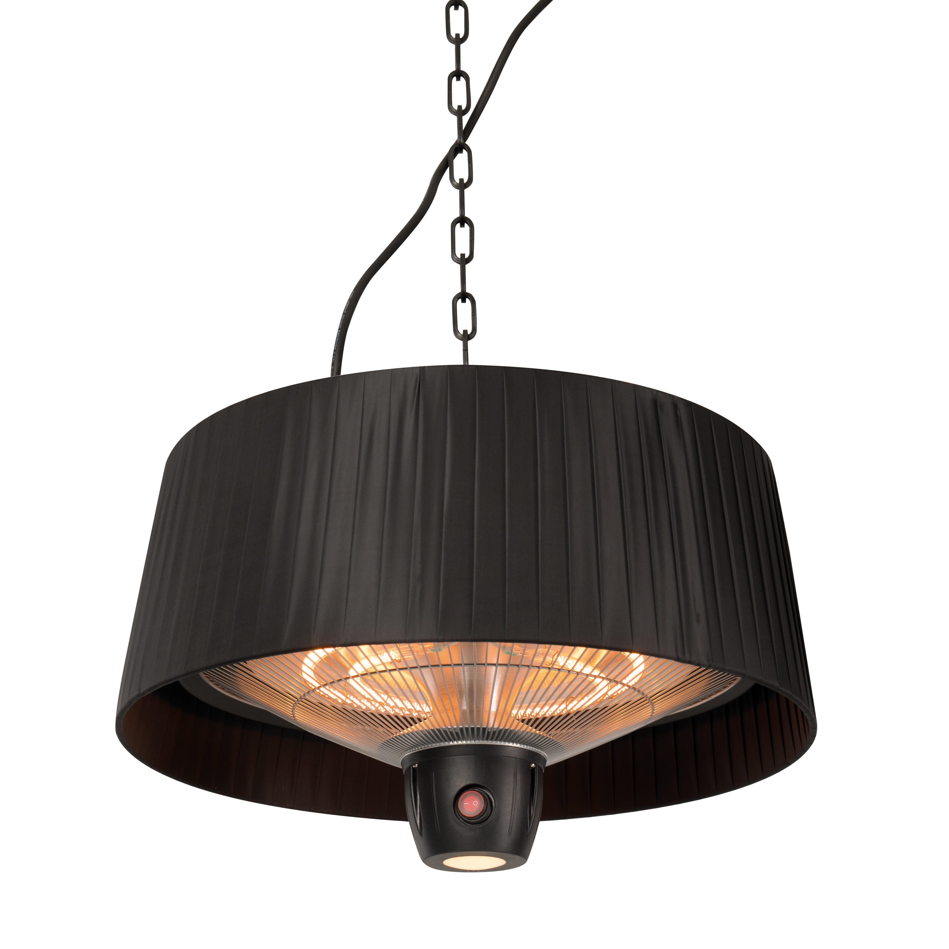 SUNRED - Heater - ARTIX C-HB, Compact Bright Hanging - Infrared - 1500 W - Black - IP24